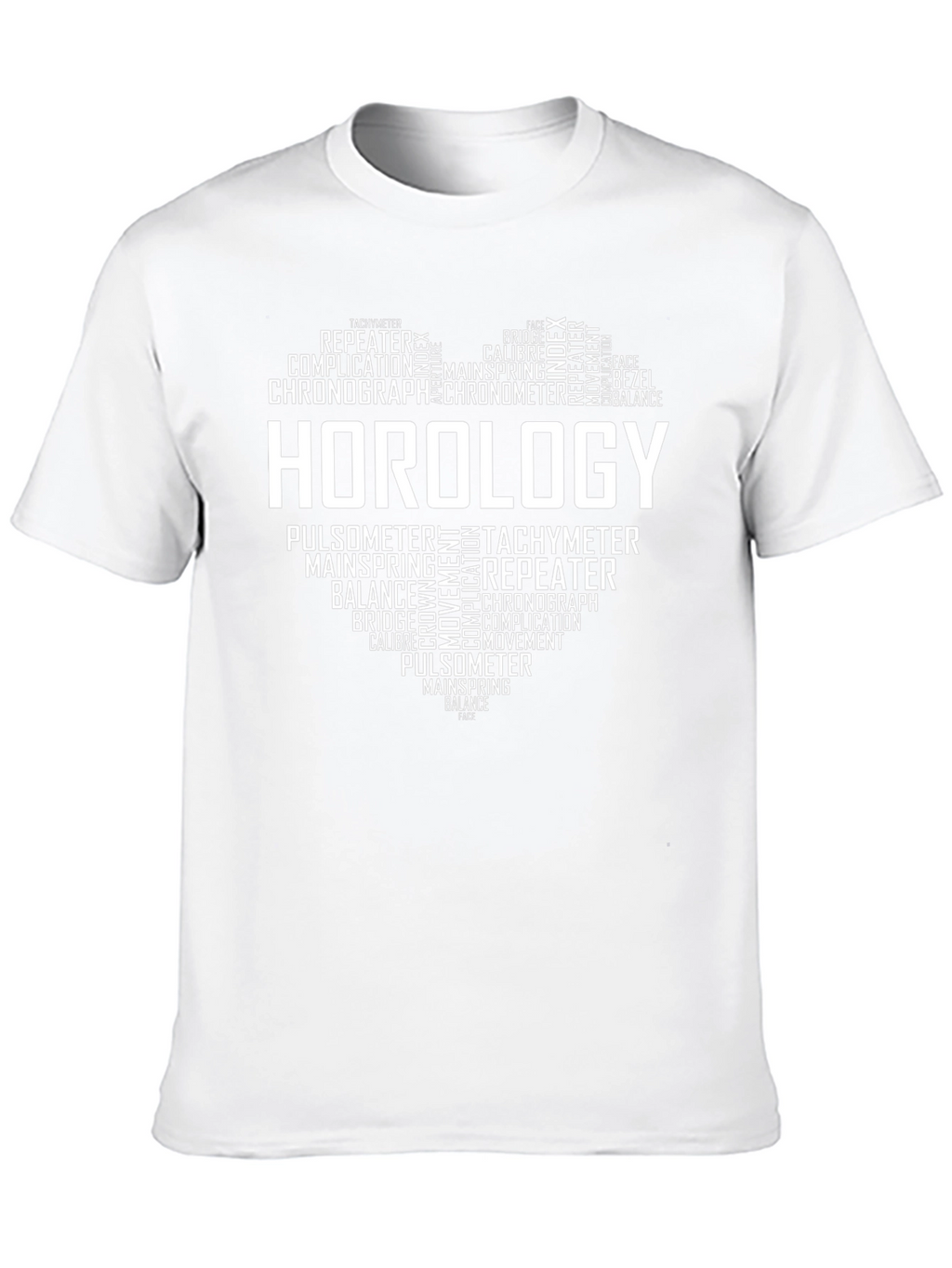 Horology Heart T-Shirt - Watch Lover Tee