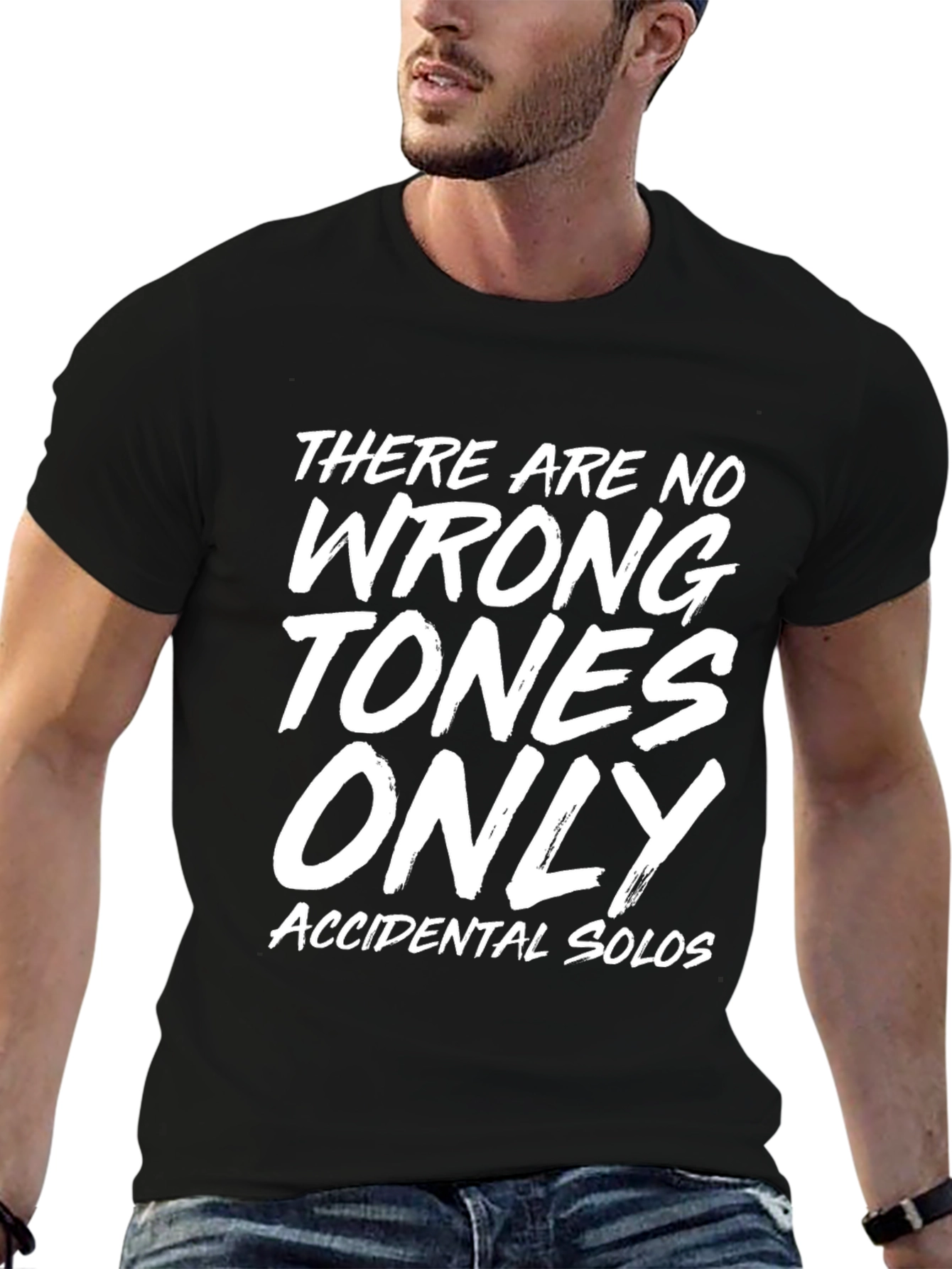 Funny Music T-Shirt - Accidental Solos Graphic Tee