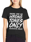 Funny Music T-Shirt - Accidental Solos Graphic Tee