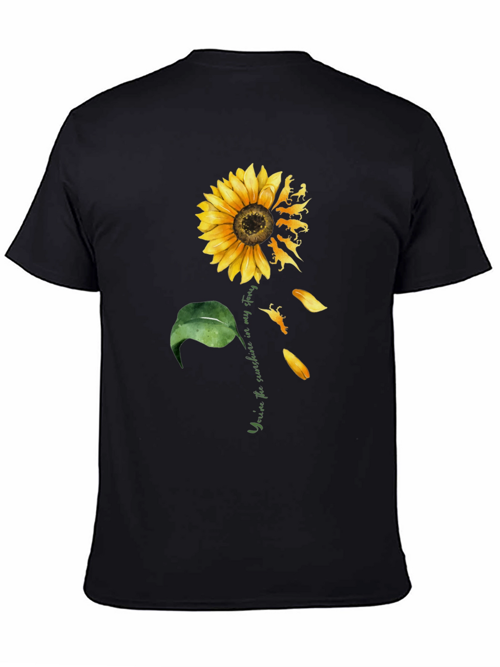 Sunflower Dinosaur T-Shirt - Youre My Sunshine