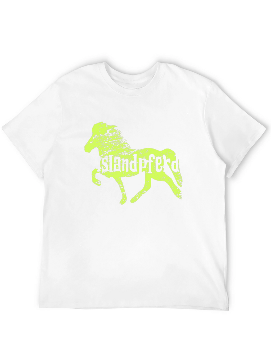 Icelandic Horse Graphic Tee - Mens Black T-Shirt