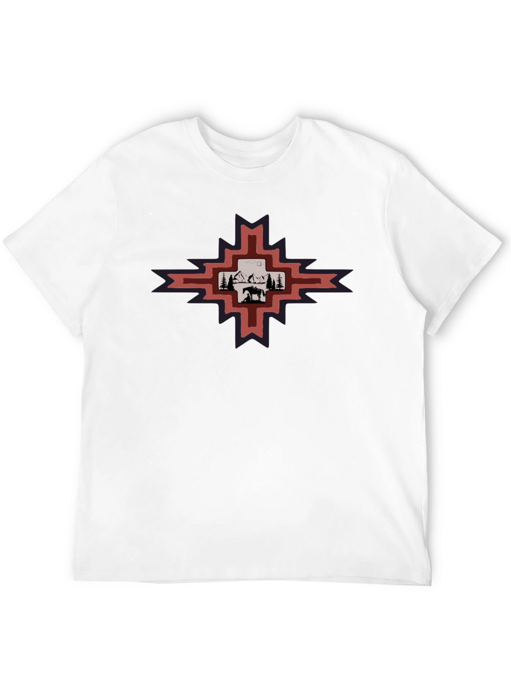 Southwest Scene Graphic Tee - Mens Black T-Shirt