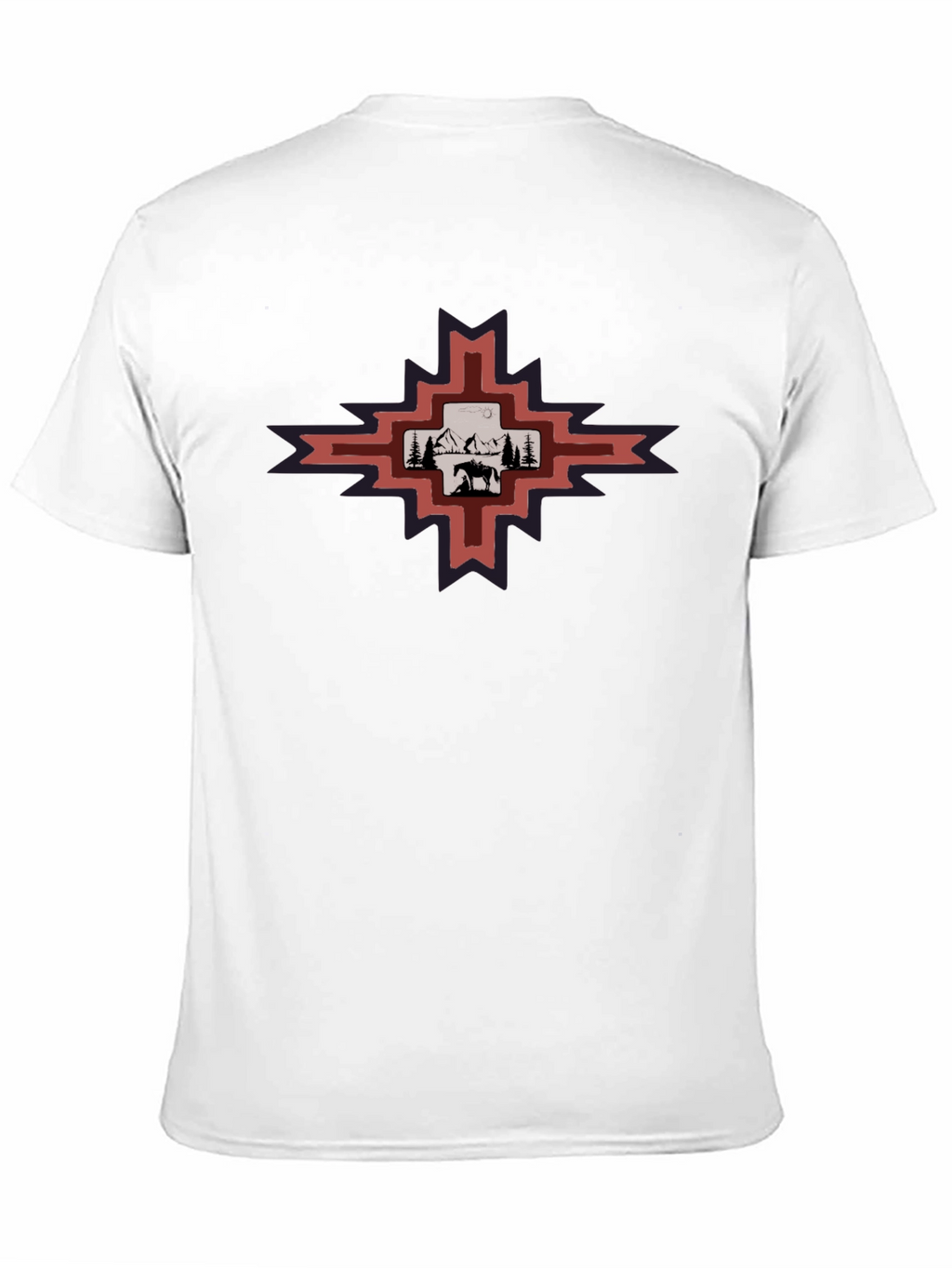 Southwest Scene Graphic Tee - Mens Black T-Shirt