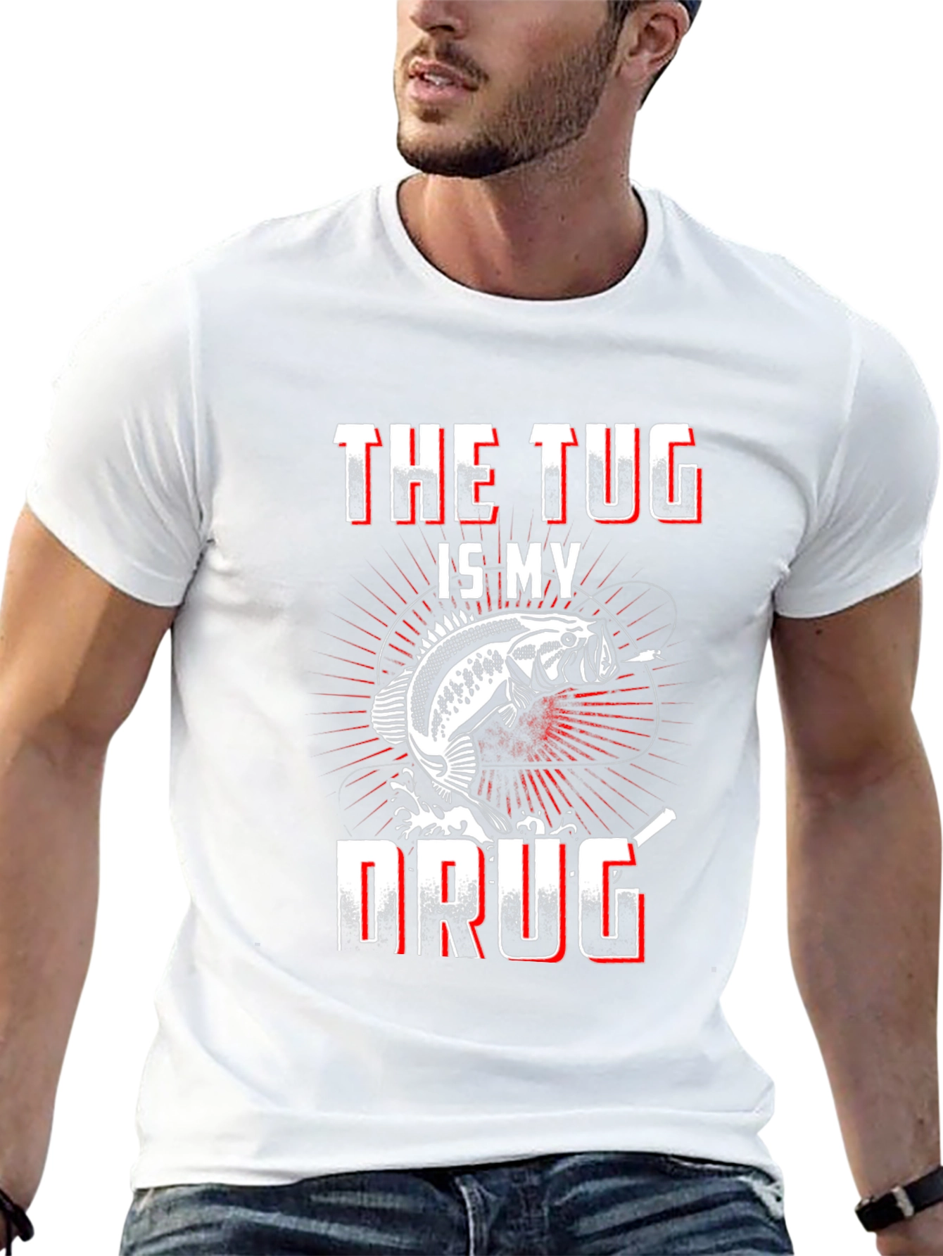 The Tug is My Drug Fishing T-Shirt