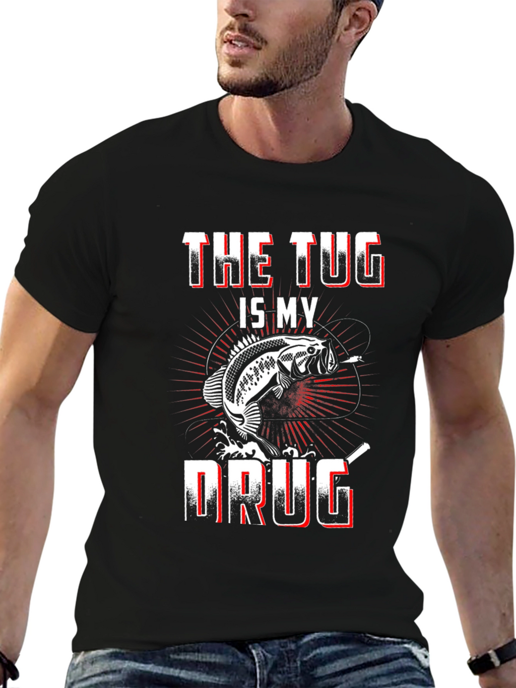 The Tug is My Drug Fishing T-Shirt