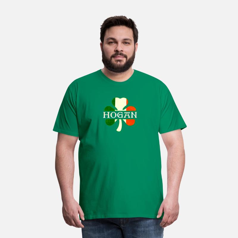 Hogan Irish Surname Ireland Flag Shamrock