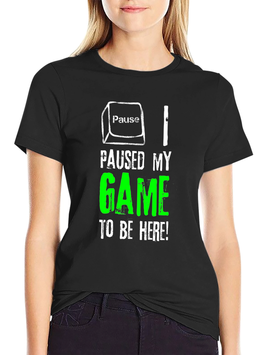 Paused My Game to Be Here T-Shirt Gamer Tee