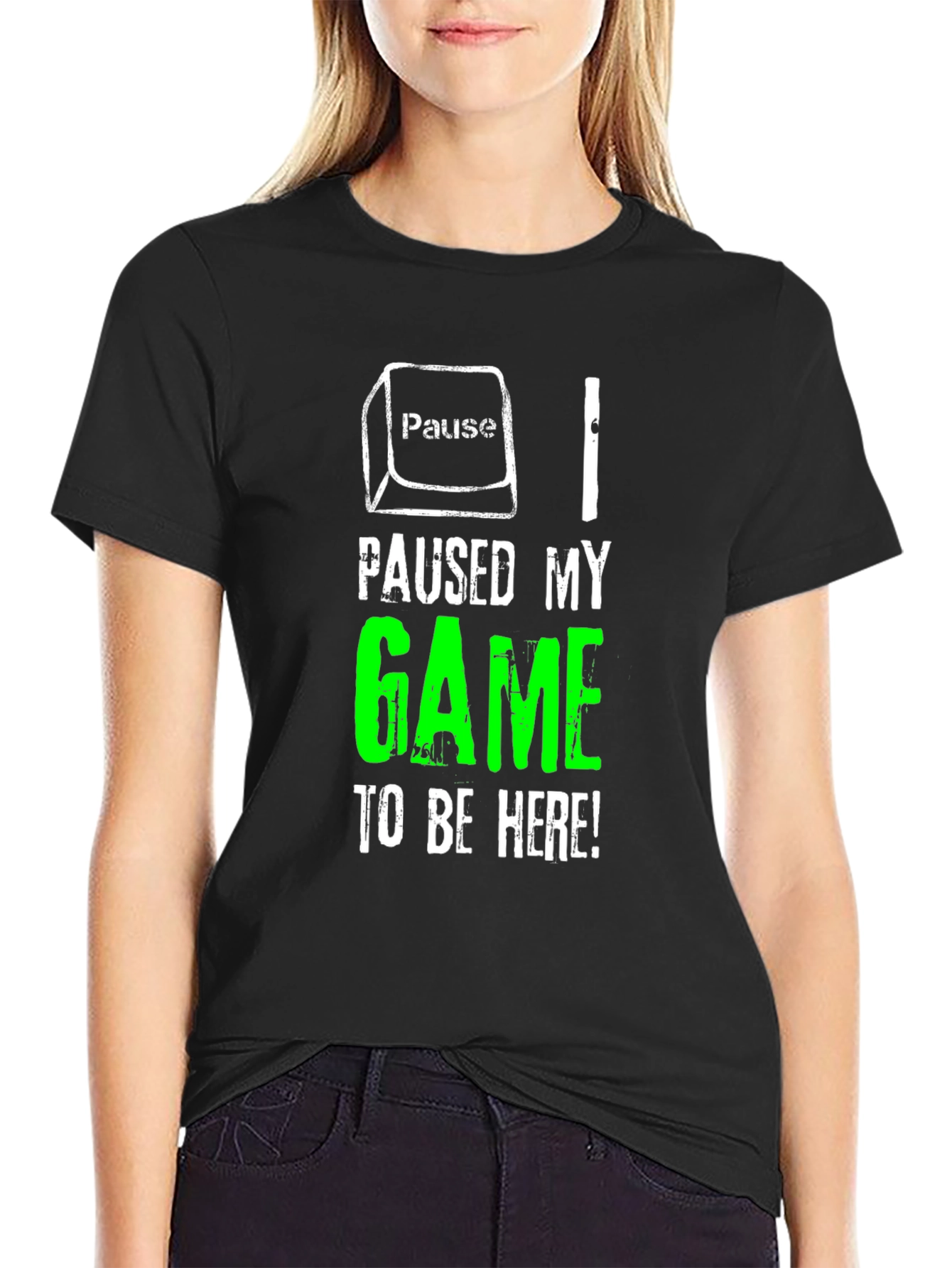 Paused My Game to Be Here T-Shirt Gamer Tee