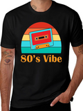 Retro 80s Vibe Cassette Tape Graphic Tee