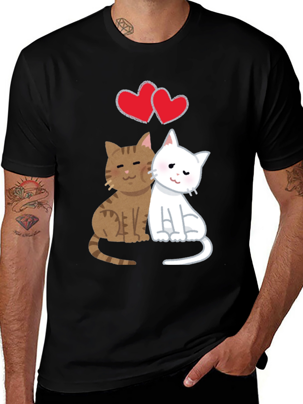 Cute Cats in Love T-Shirt
