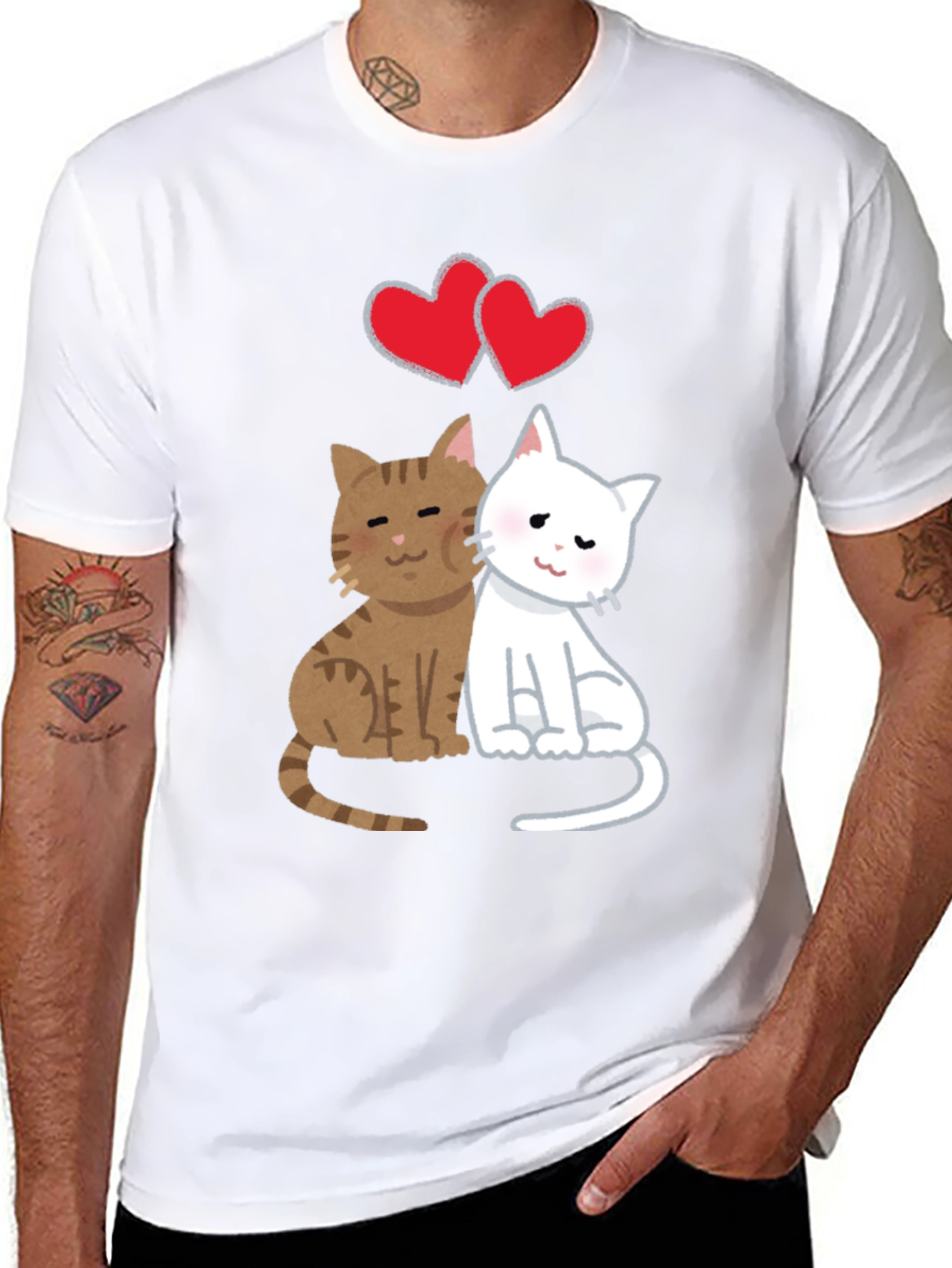 Cute Cats in Love T-Shirt