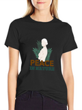 Peace in Nature Graphic Tee - Relaxed Fit