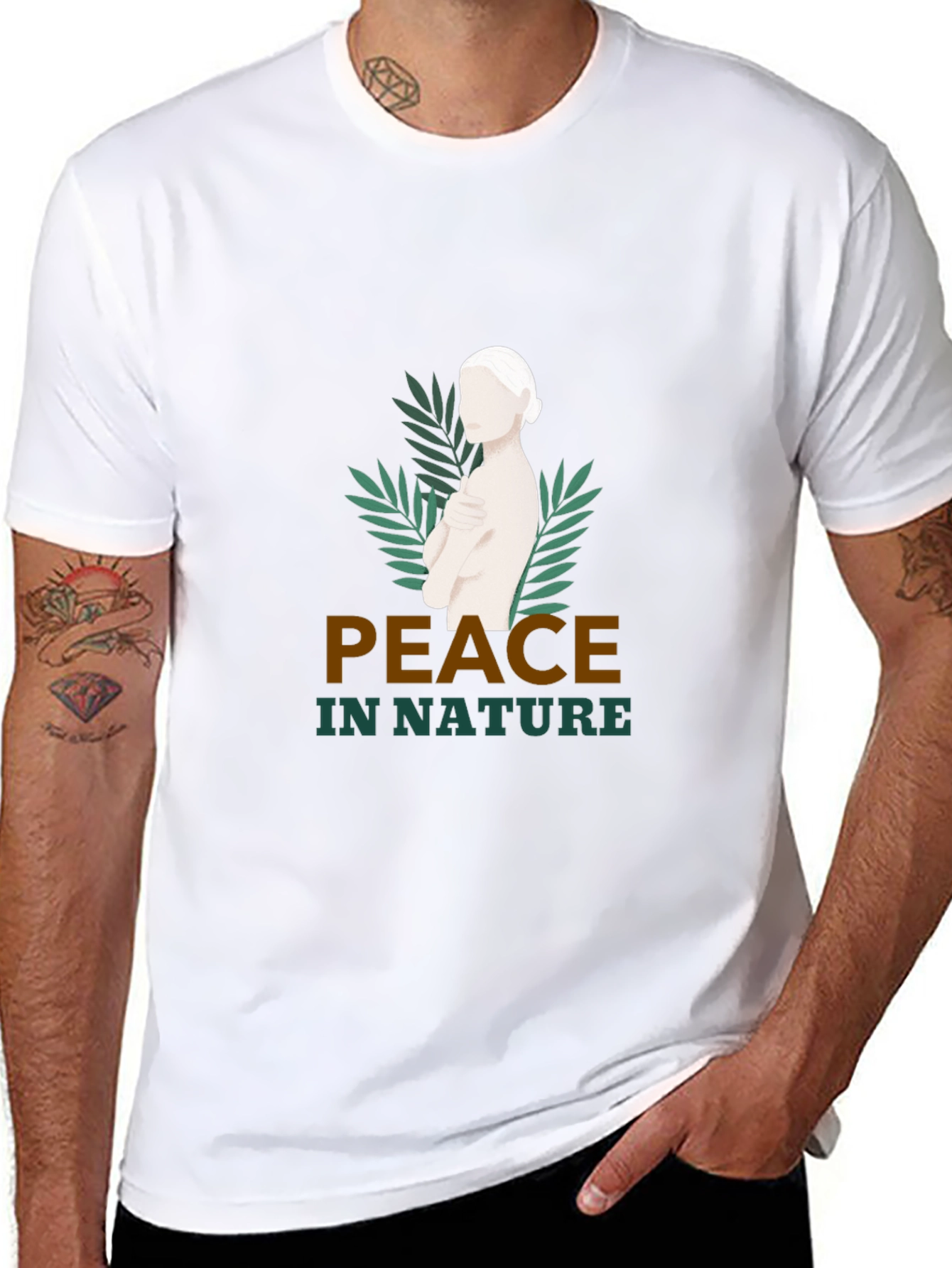 Peace in Nature Graphic Tee - Relaxed Fit