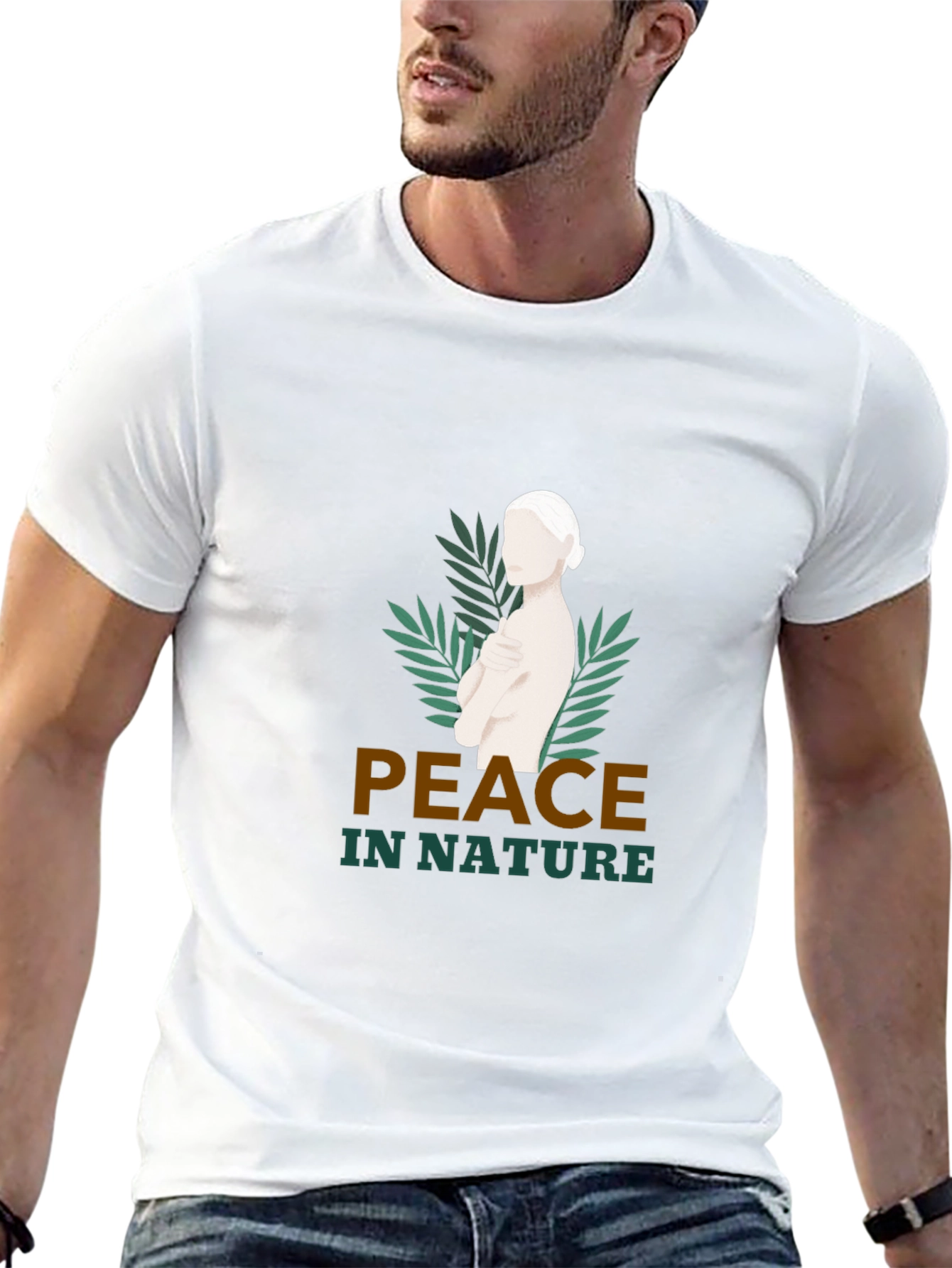 Peace in Nature Graphic Tee - Relaxed Fit