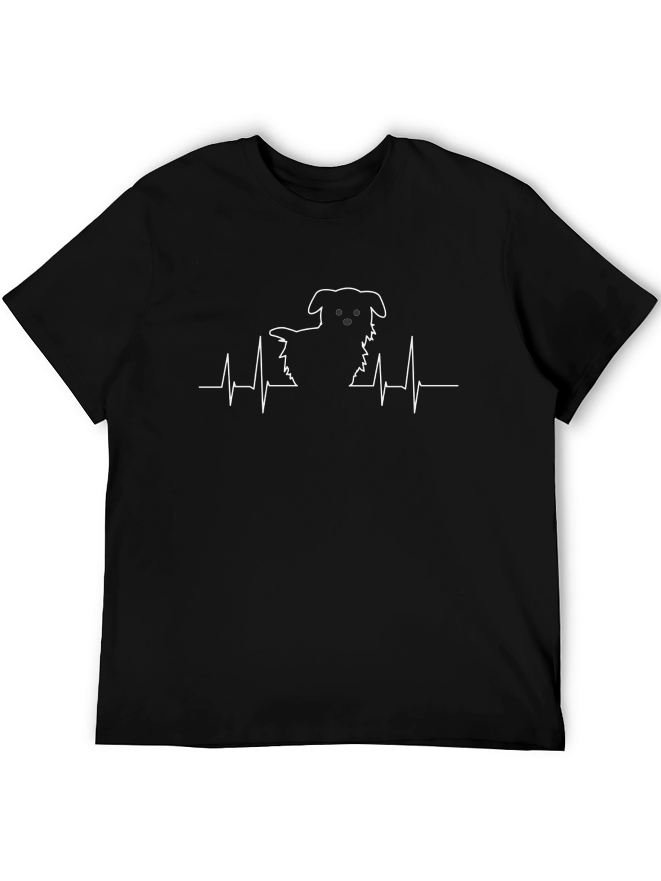 Dog Heartbeat Graphic T-Shirt