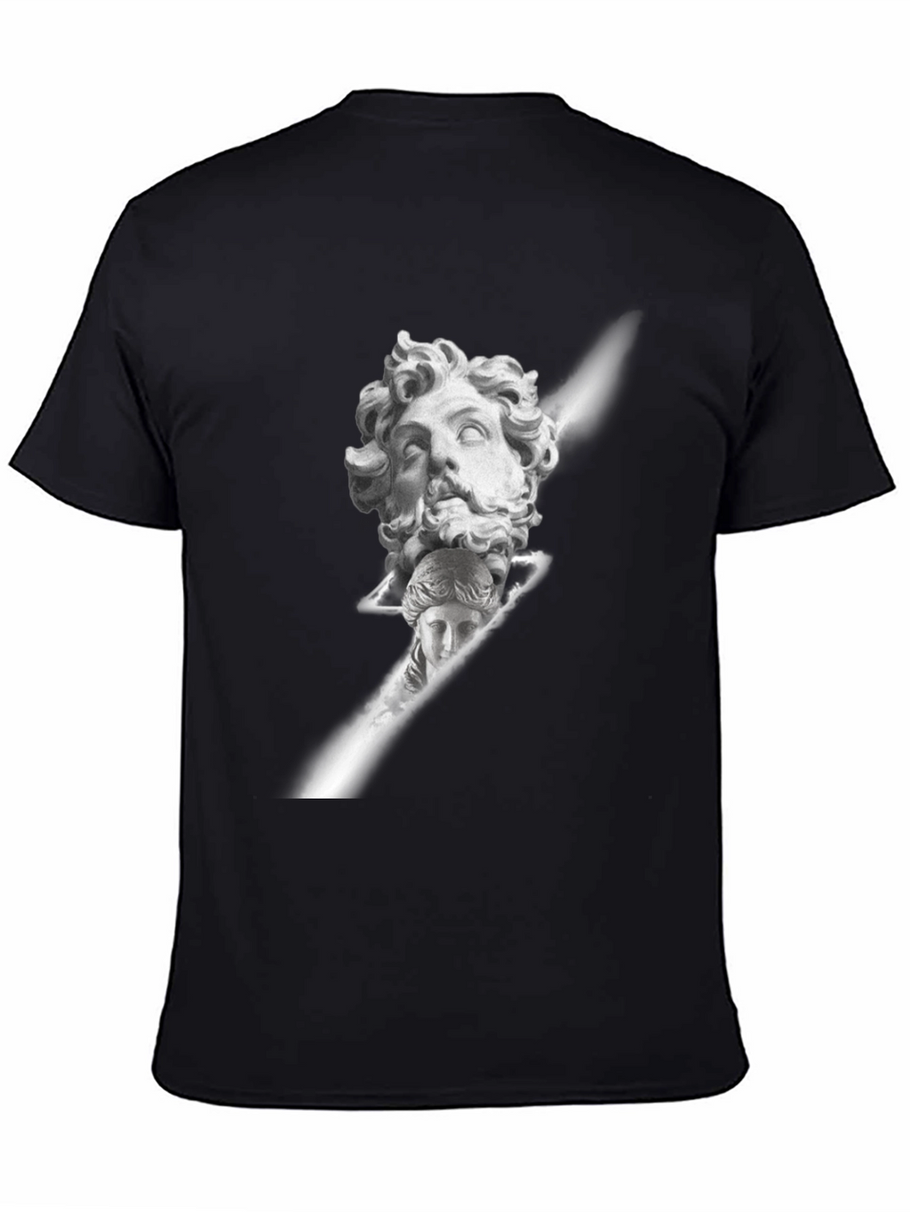 Ancient Bust Graphic Tee - Black