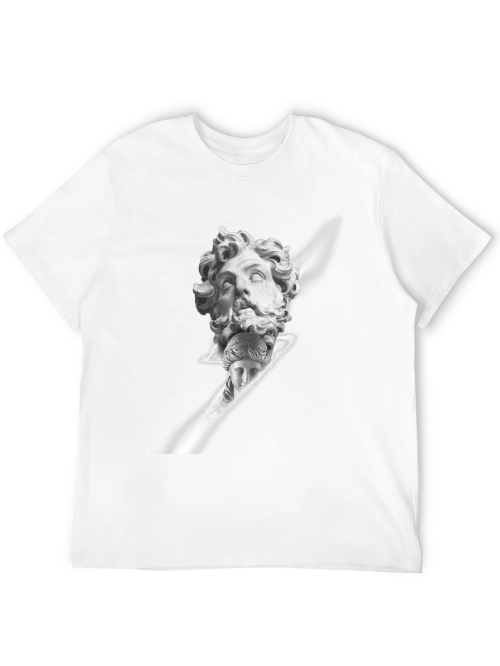 Ancient Bust Graphic Tee - Black