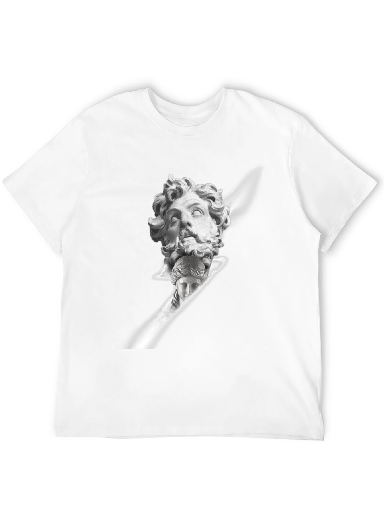 Ancient Bust Graphic Tee - Black