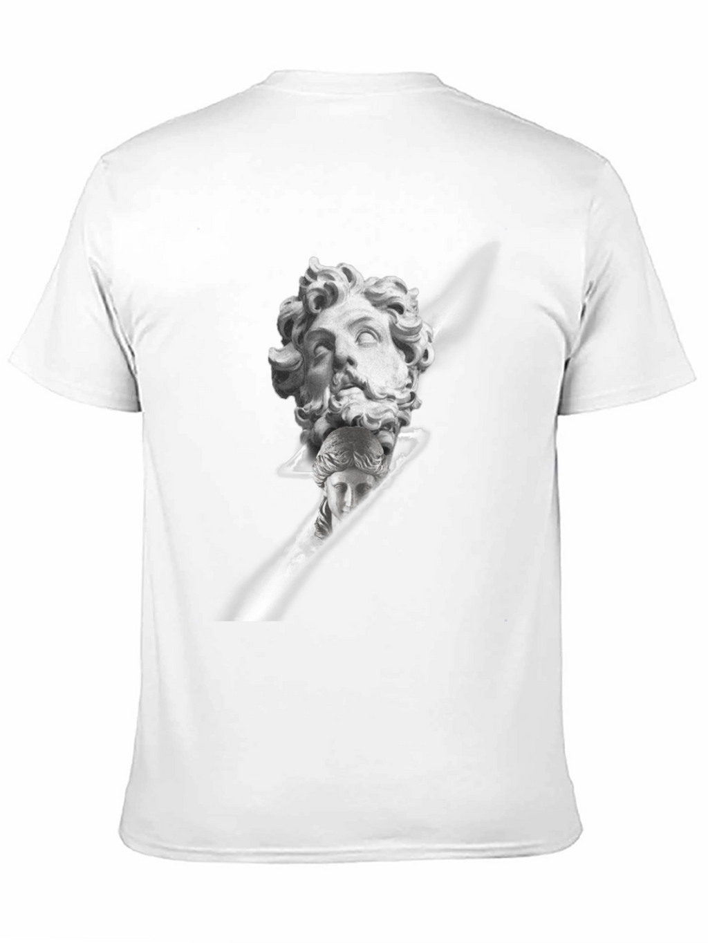 Ancient Bust Graphic Tee - Black