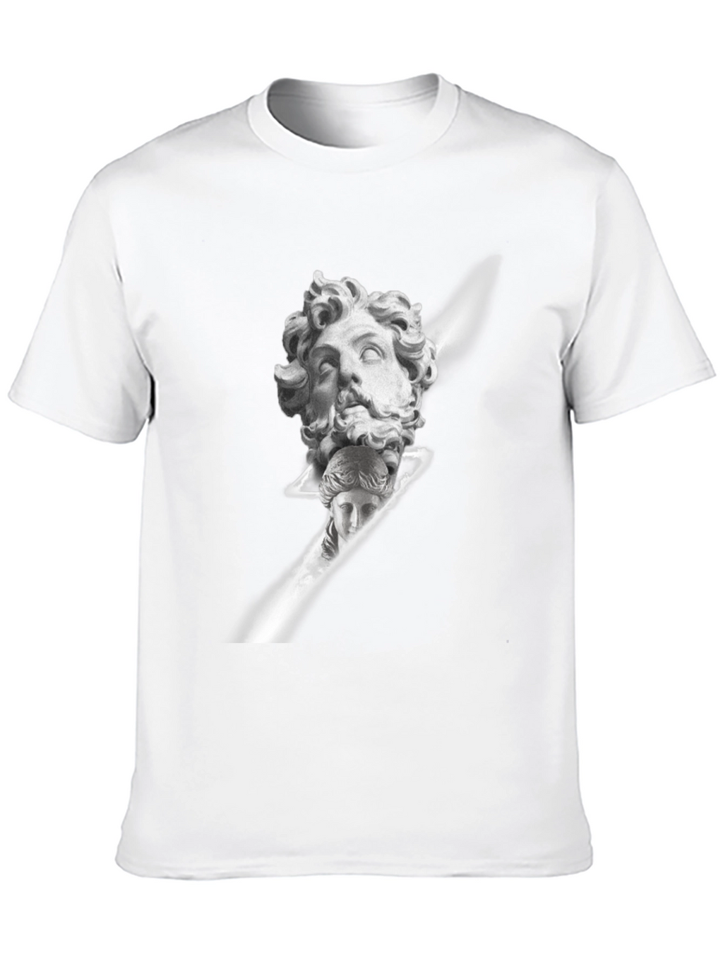 Ancient Bust Graphic Tee - Black