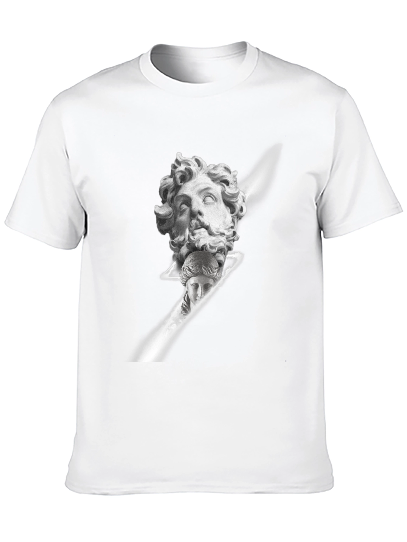 Ancient Bust Graphic Tee - Black