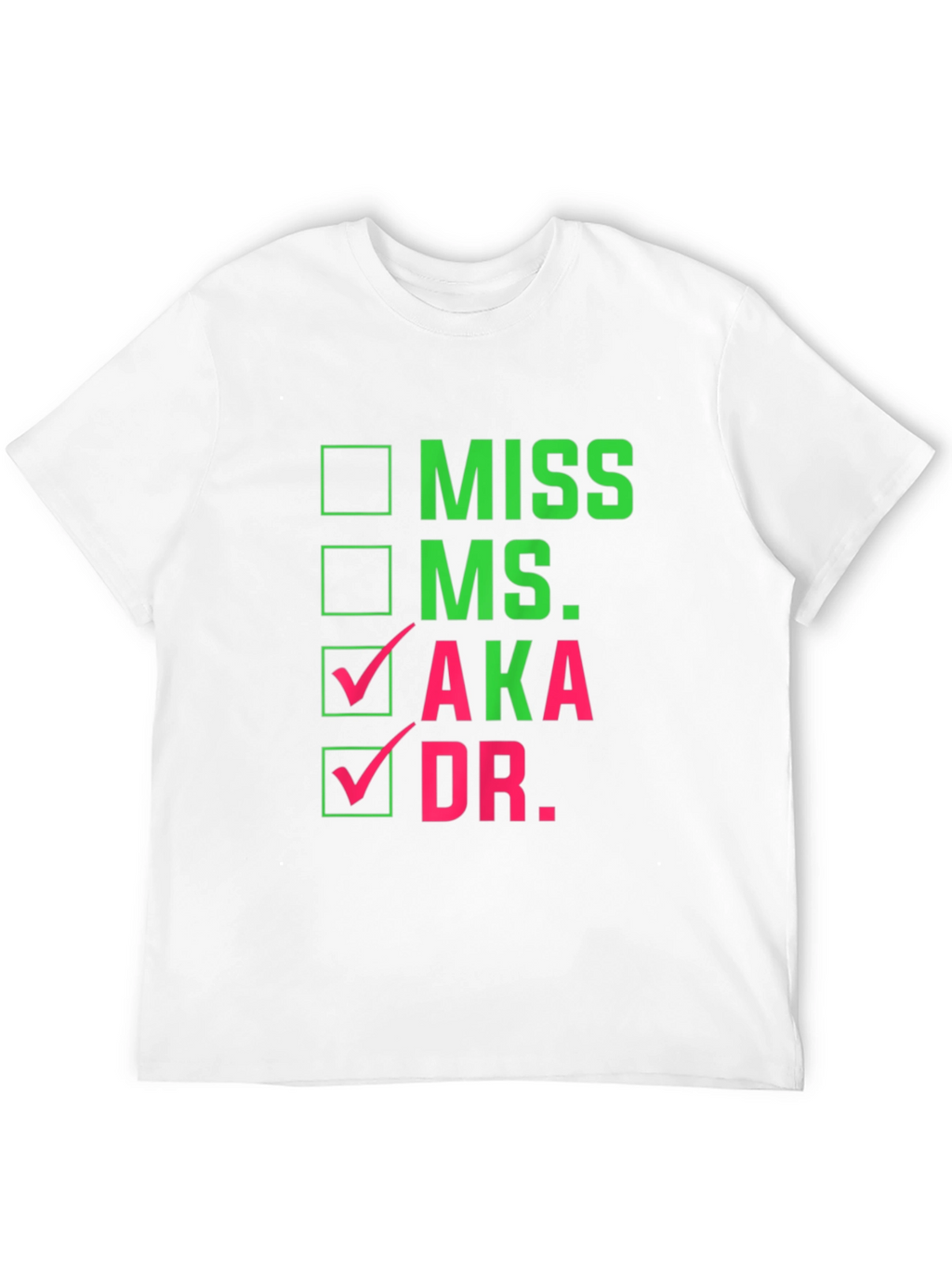 AKA Dr. Checkbox T-Shirt - Black Cotton Tee