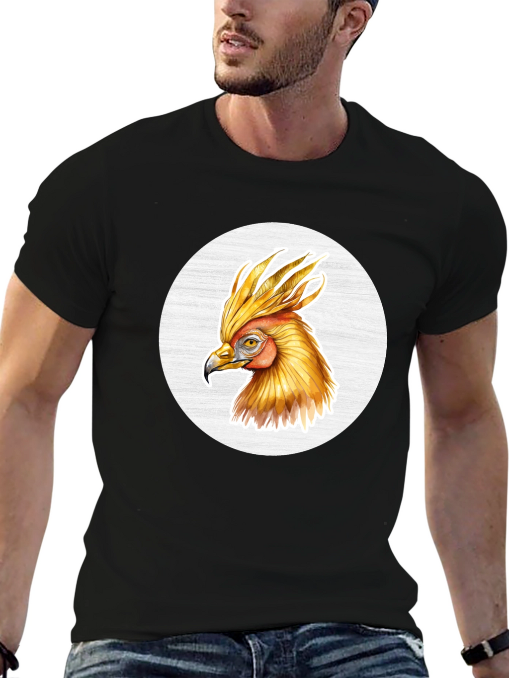 Phoenix Bird Graphic T-Shirt