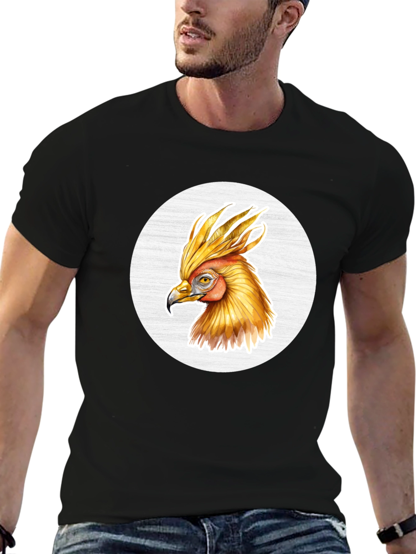 Phoenix Bird Graphic T-Shirt