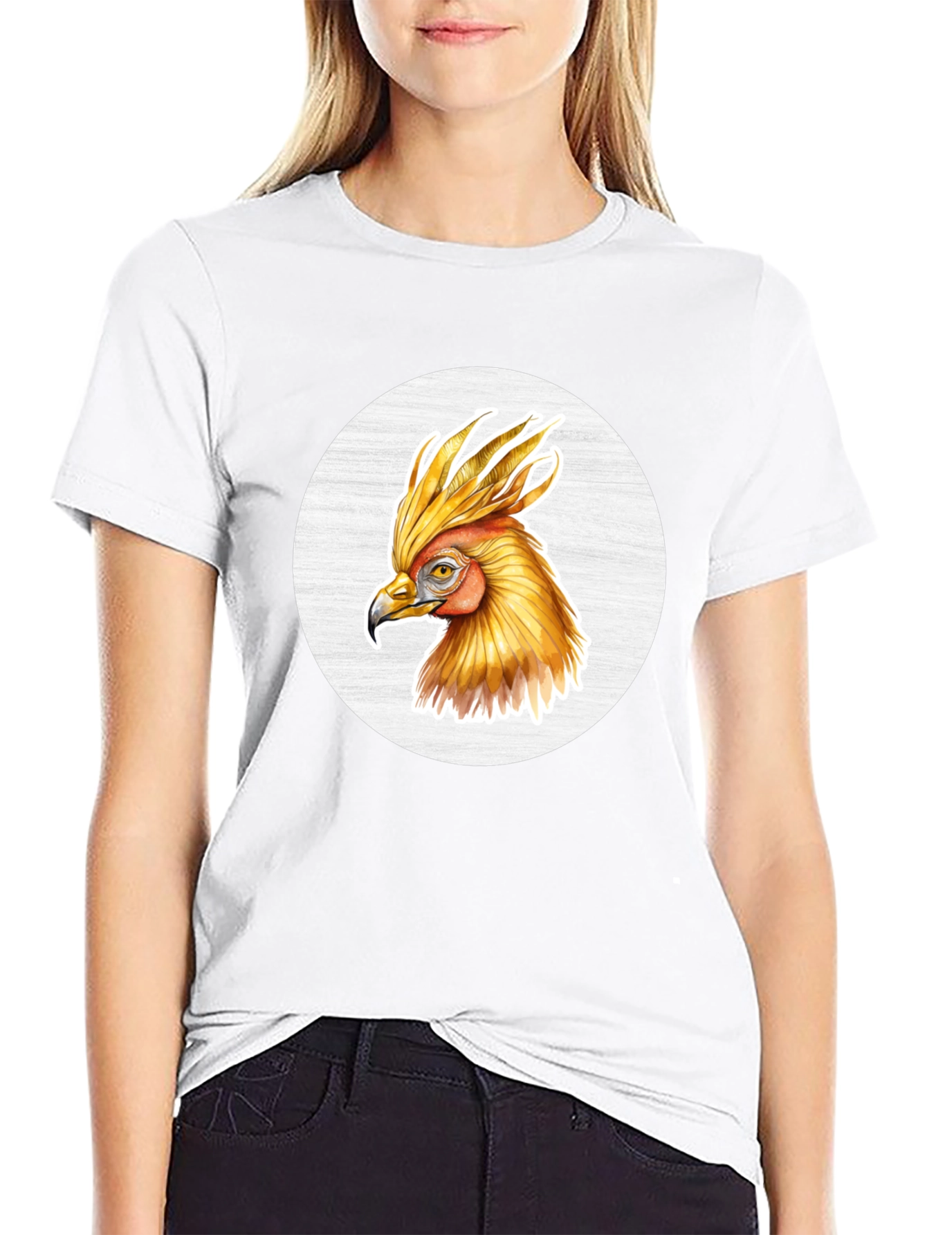 Phoenix Bird Graphic T-Shirt