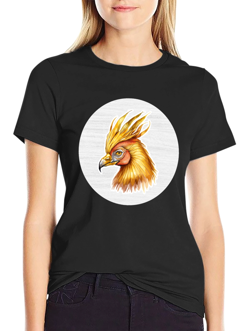 Phoenix Bird Graphic T-Shirt