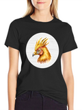 Phoenix Bird Graphic T-Shirt