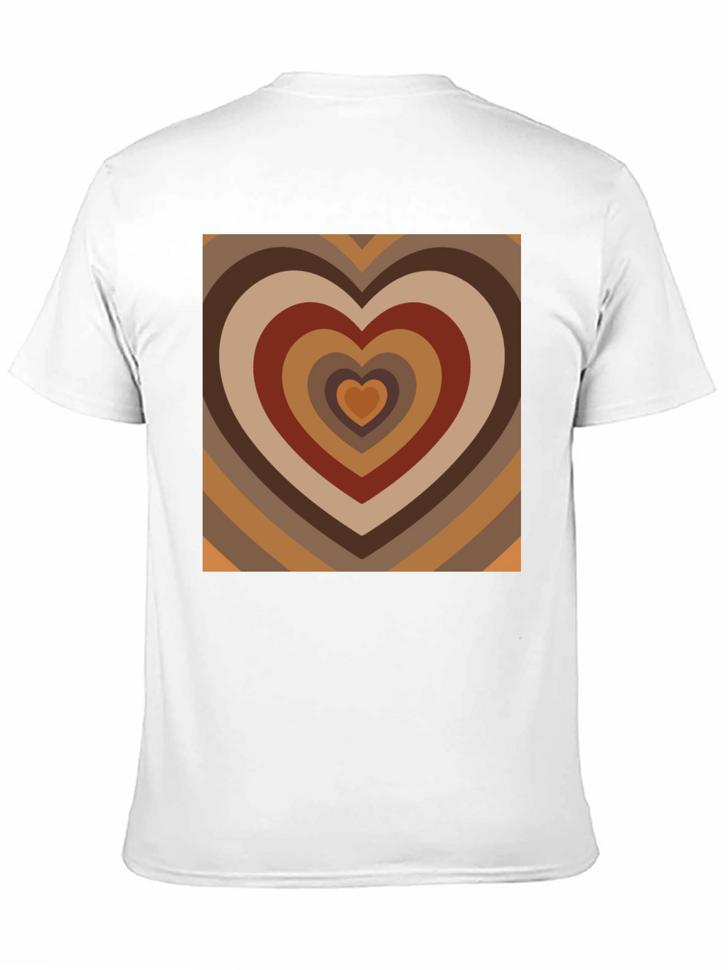 Retro Heart T-Shirt - 70s Style Design