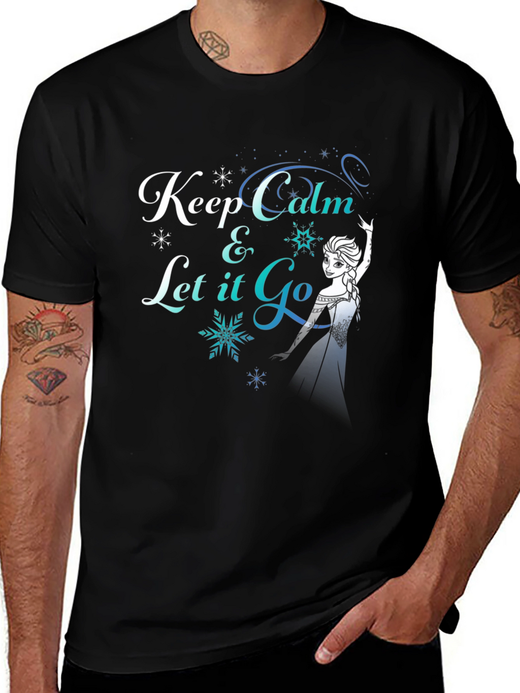 Keep Calm & Let it Go Graphic Tee