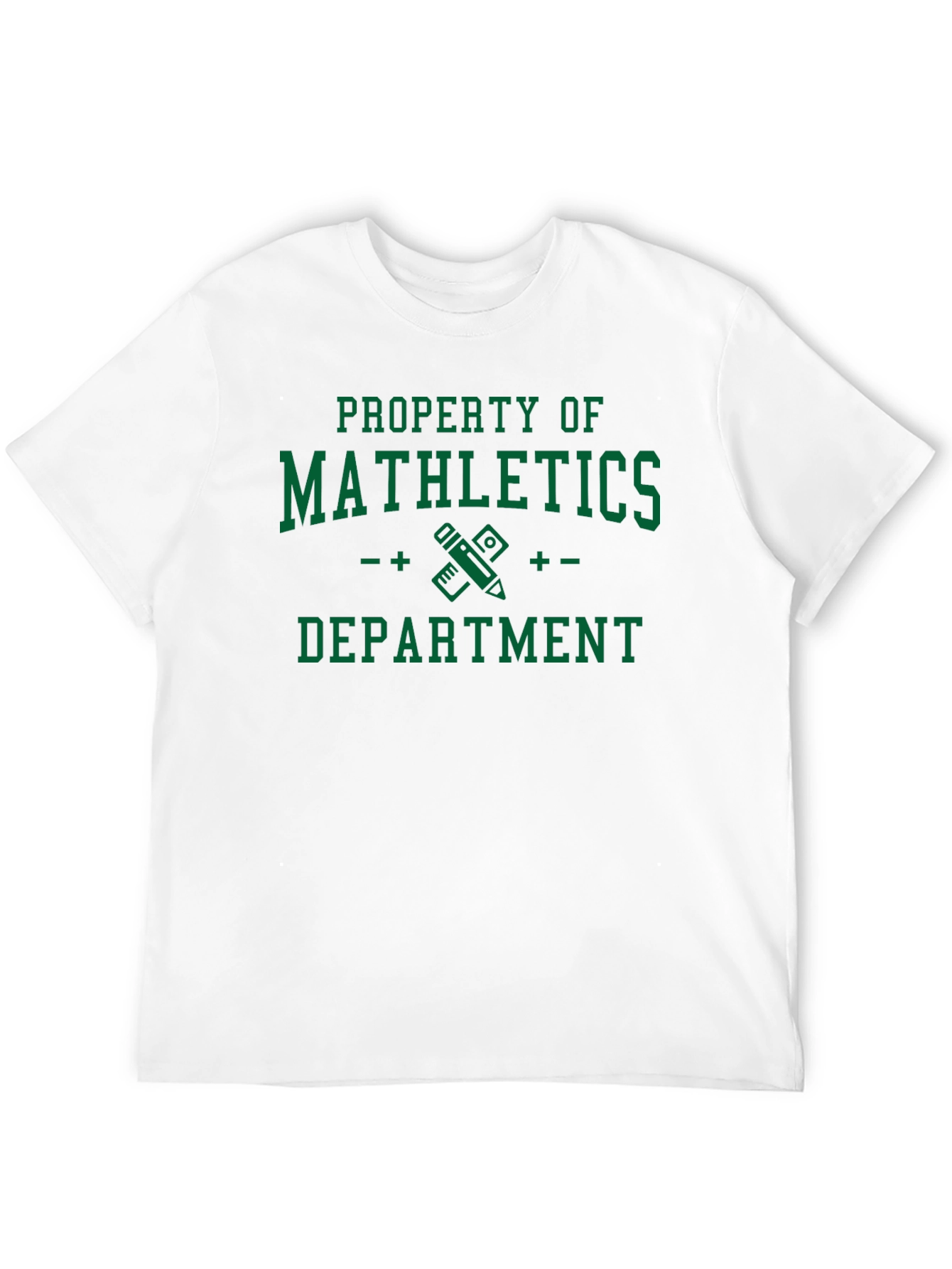 Mathletics Department T-Shirt - Property Of Design