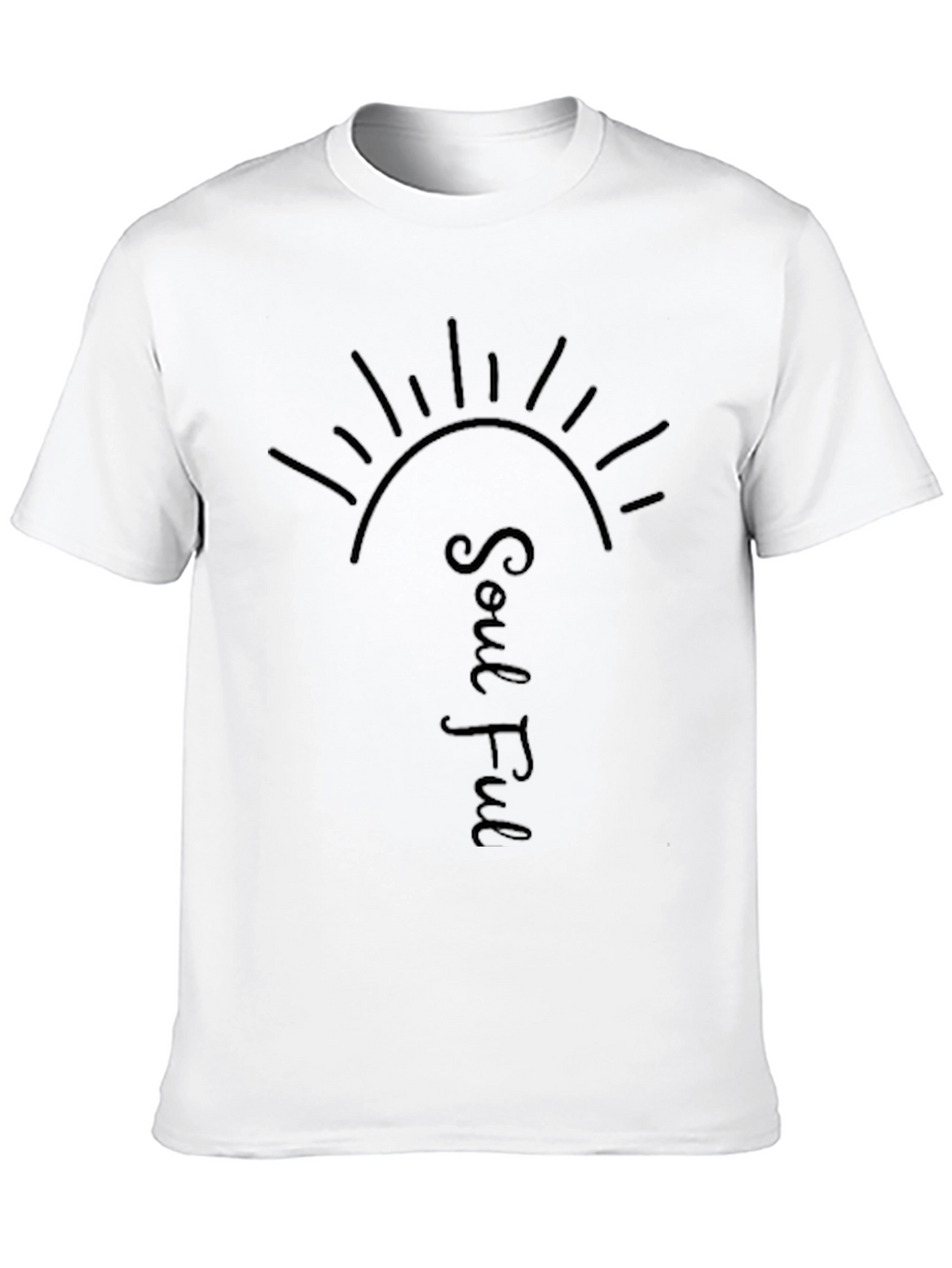Soulful Sun Graphic Tee - Black