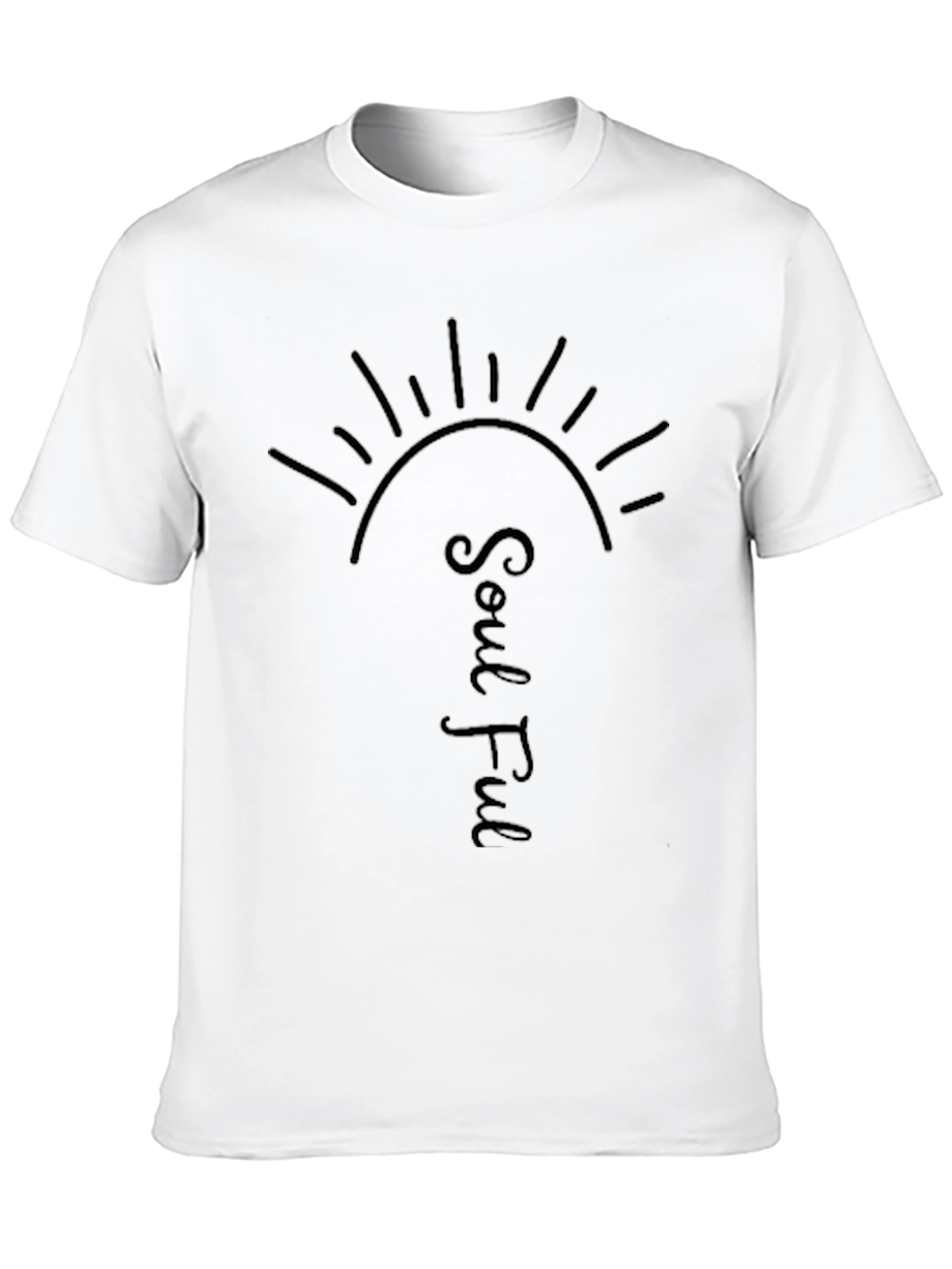 Soulful Sun Graphic Tee - Black