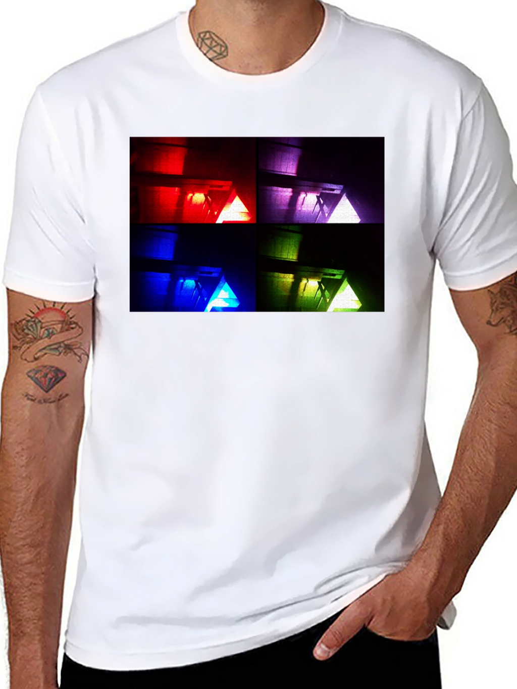 Prism Light Show Black T-Shirt