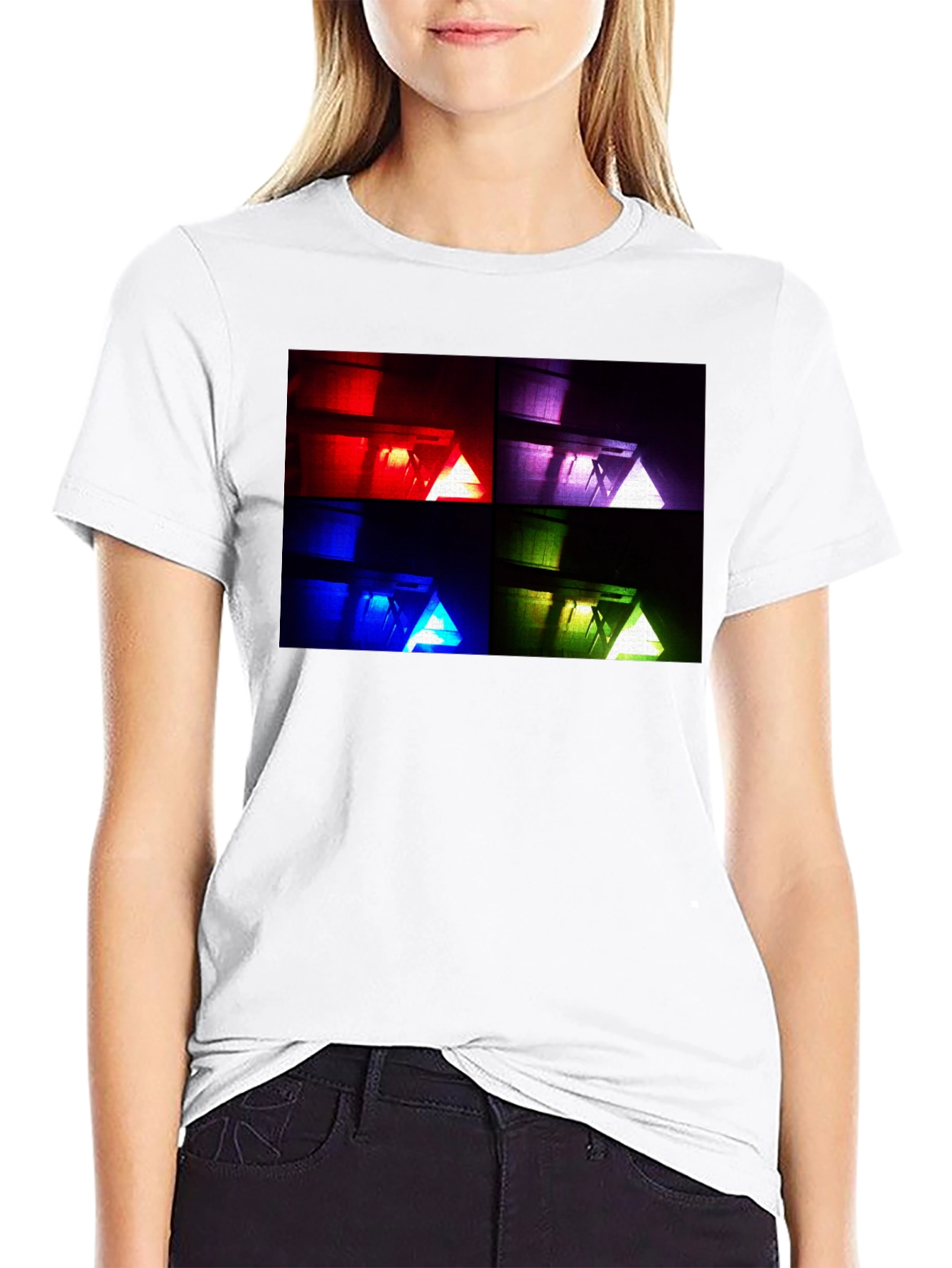 Prism Light Show Black T-Shirt