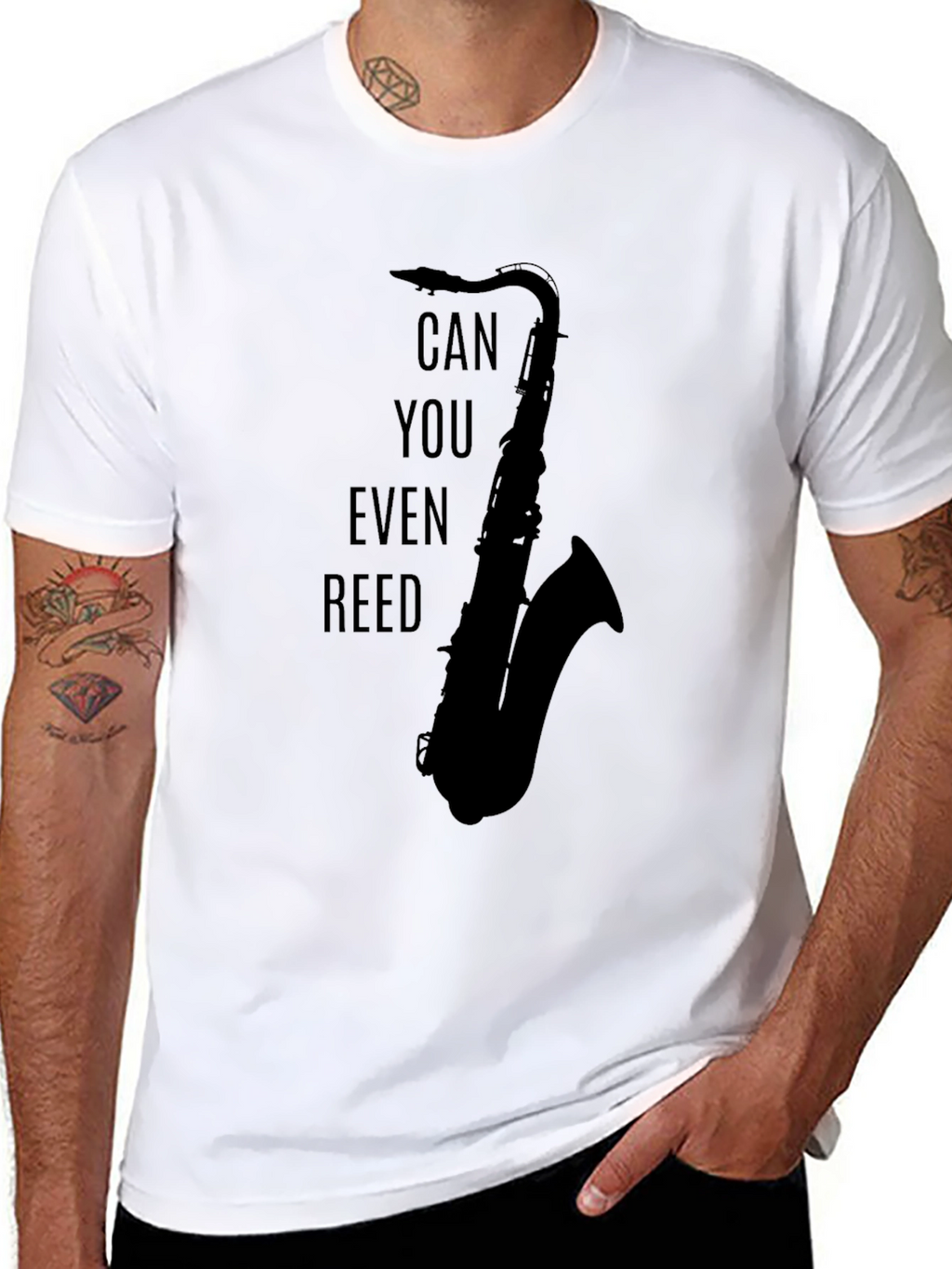 Can You Even Reed? Saxophone T-Shirt