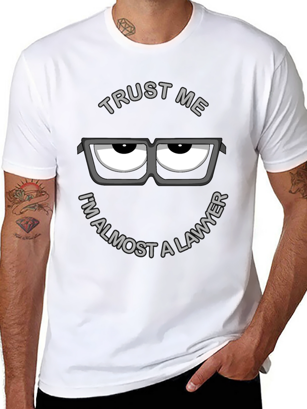 Trust Me Im Almost a Lawyer Graphic T-Shirt