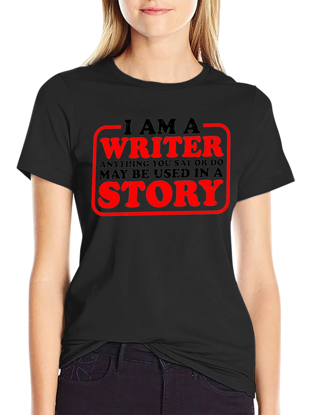 I Am A Writer T-Shirt Novelty Tee