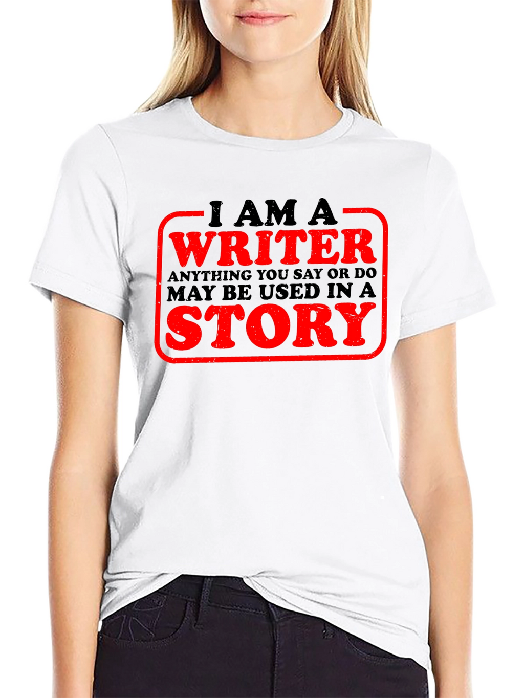 I Am A Writer T-Shirt Novelty Tee