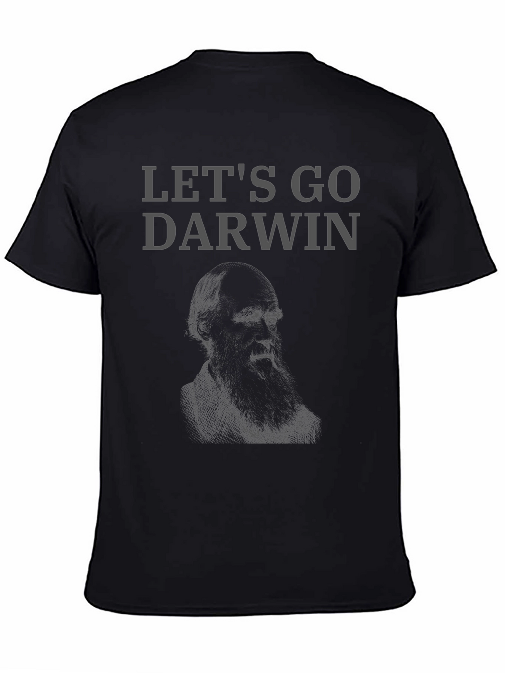 Lets Go Darwin Graphic Tee - Black Cotton T-Shirt