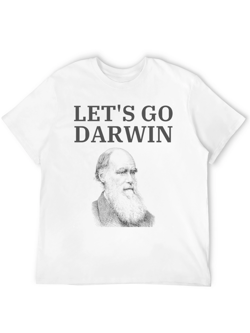 Lets Go Darwin Graphic Tee - Black Cotton T-Shirt