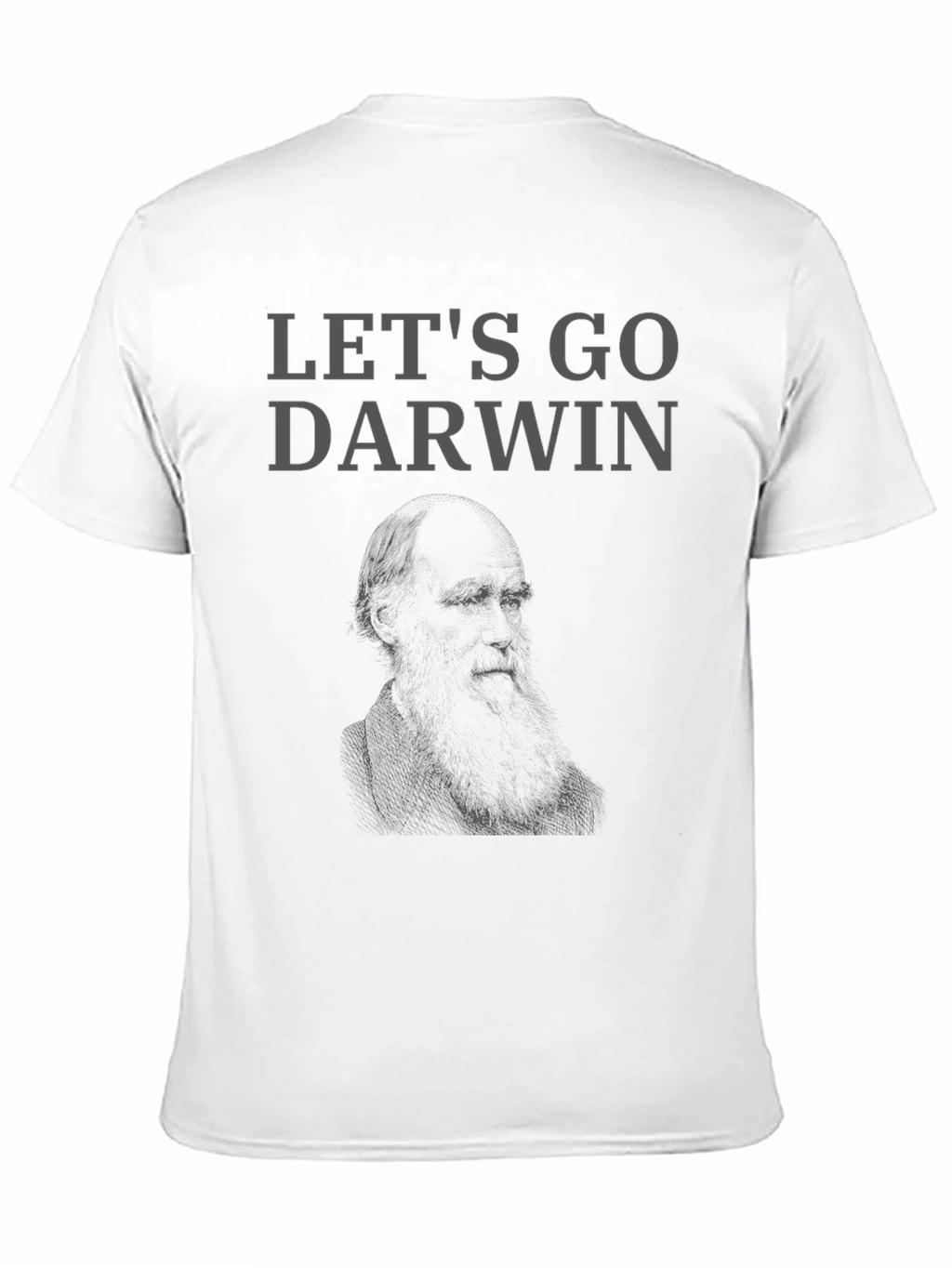 Lets Go Darwin Graphic Tee - Black Cotton T-Shirt