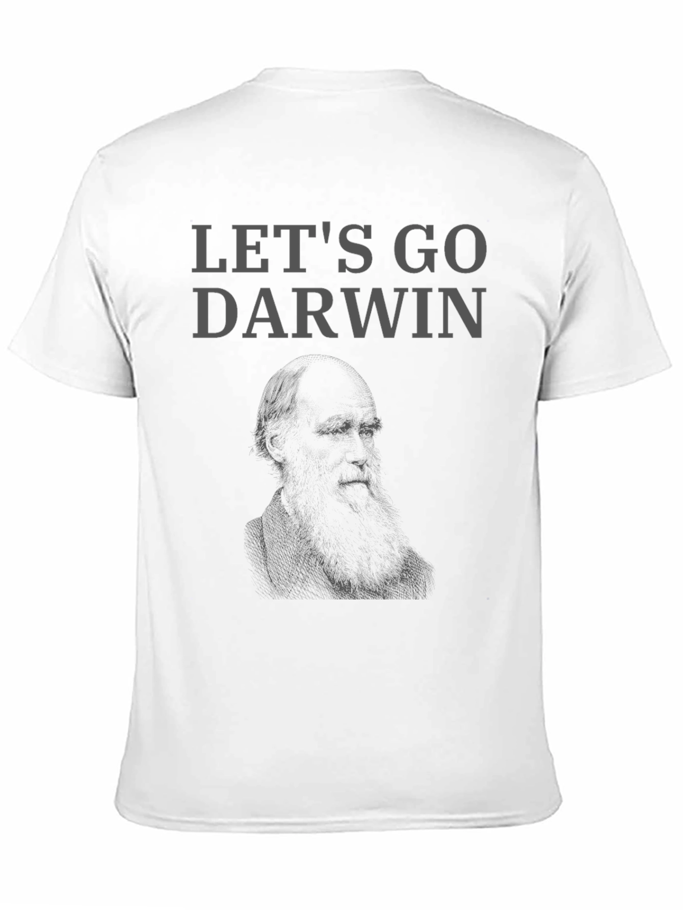 Lets Go Darwin Graphic Tee - Black Cotton T-Shirt