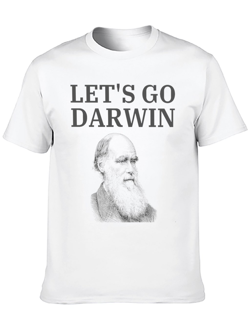 Lets Go Darwin Graphic Tee - Black Cotton T-Shirt