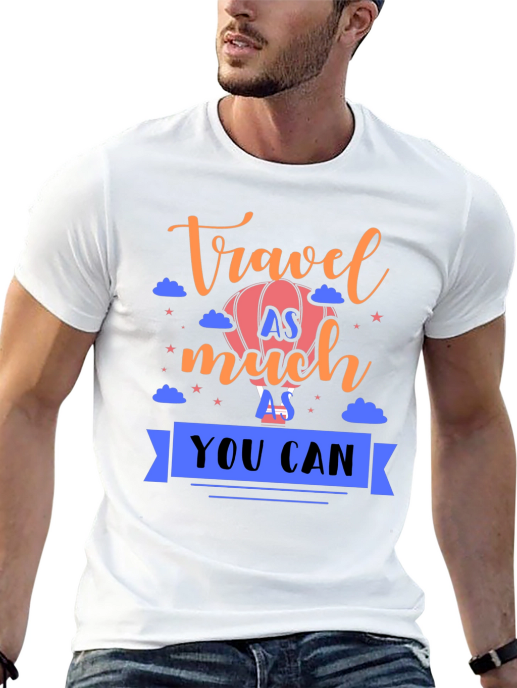 Travel As Much As You Can Graphic T-Shirt