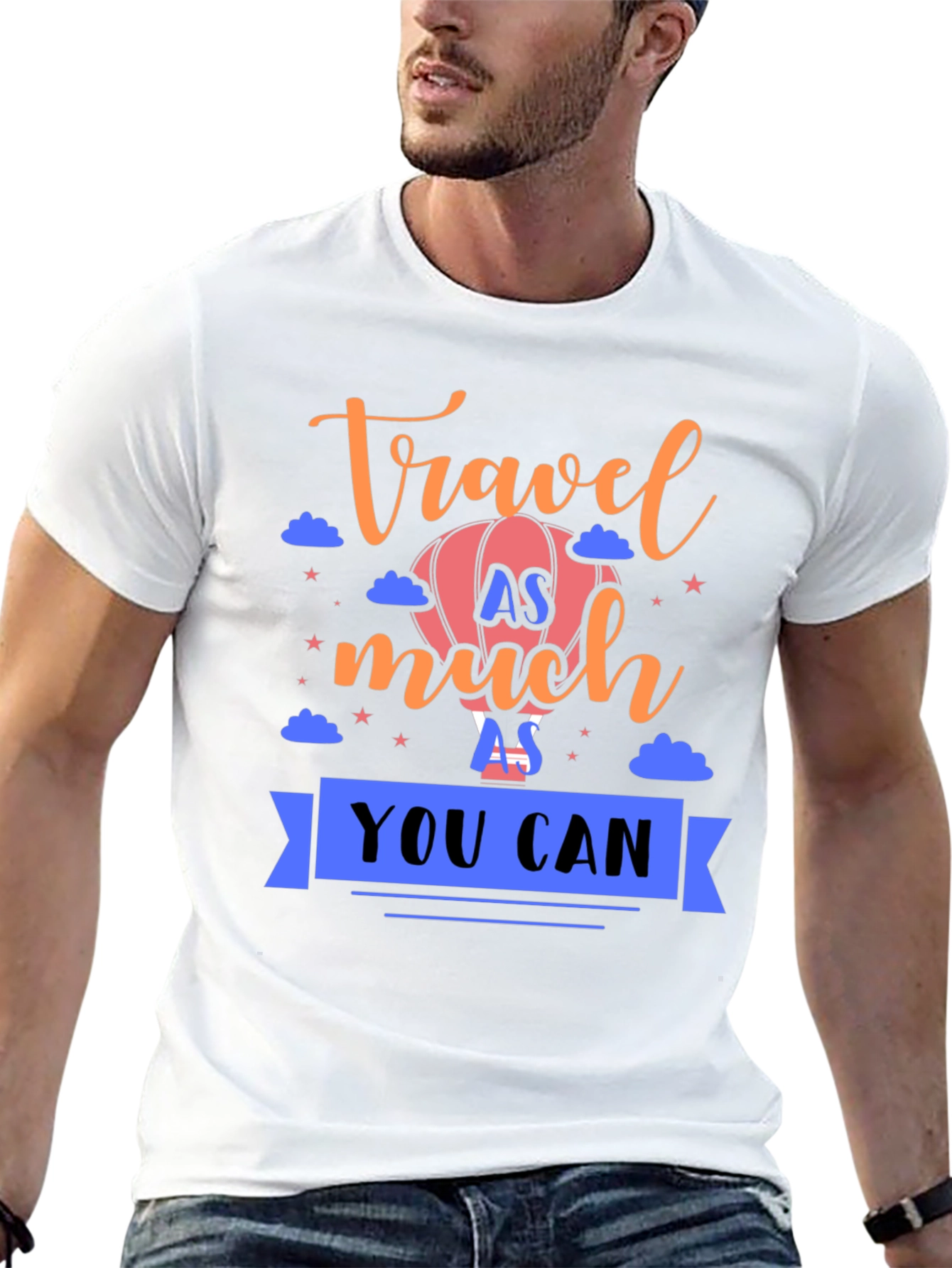 Travel As Much As You Can Graphic T-Shirt