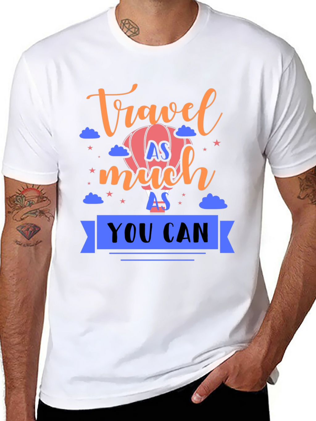 Travel As Much As You Can Graphic T-Shirt